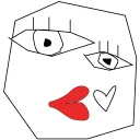 😘-Simply %-), Telegram Sticker