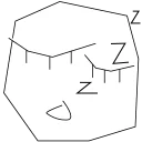 😴-Simply %-), Telegram Sticker