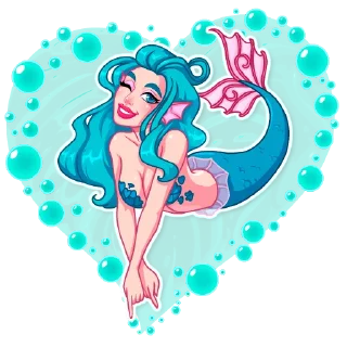 ❤️-Siren, Telegram Sticker