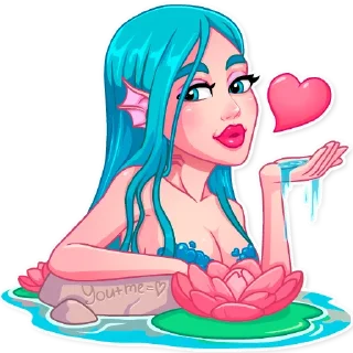 😘-Siren, Telegram Sticker