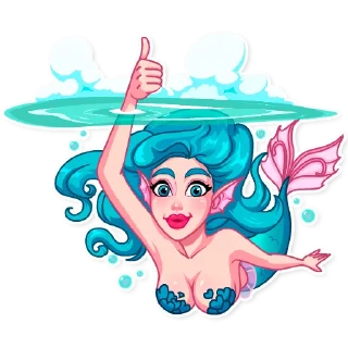 👍-Siren, Telegram Sticker