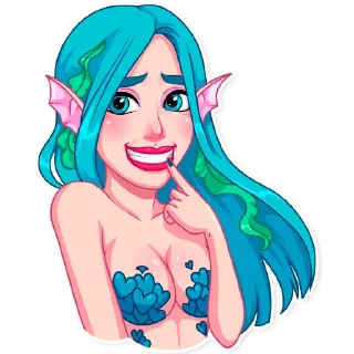 😬-Siren, Telegram Sticker