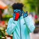 🖕-Cr : @sjd_fzl ^^), Telegram Sticker