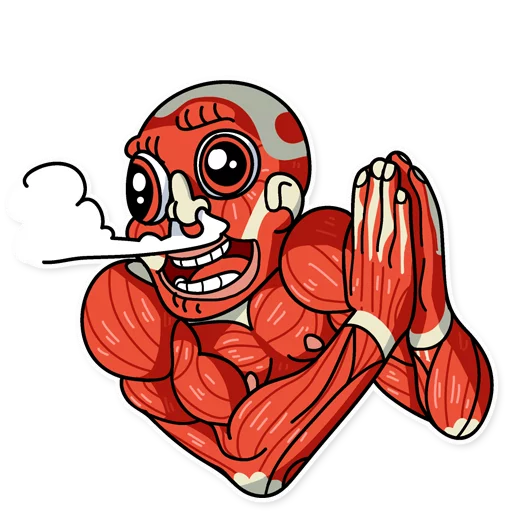 Dave the Nudist, telegram sticker