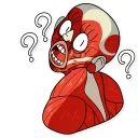 ⁉-Dave the Nudist, Telegram Sticker