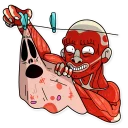 👻-Dave the Nudist, Telegram Sticker