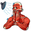 🛀-Dave the Nudist, Telegram Sticker