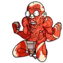 🗜-Dave the Nudist, Telegram Sticker