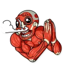 👃-Dave the Nudist, Telegram Sticker