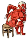 🛋-Dave the Nudist, Telegram Sticker