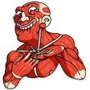 😂-Dave the Nudist, Telegram Sticker