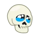 🥺-Skull, Telegram Sticker