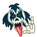 🤟-Skull, Telegram Sticker