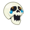 😂-Skull, Telegram Sticker