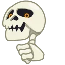 👊-Skull, Telegram Sticker