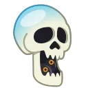 😨-Skull, Telegram Sticker
