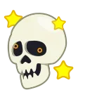 🥴-Skull, Telegram Sticker