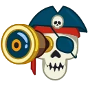 👁-Skull, Telegram Sticker