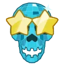 🤩-Skull, Telegram Sticker