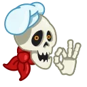 👌-Skull, Telegram Sticker