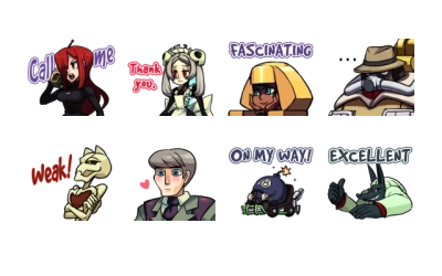 Skullgirls Launch Stickers!