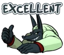 👍-Skullgirls Launch Stickers!, Telegram Sticker
