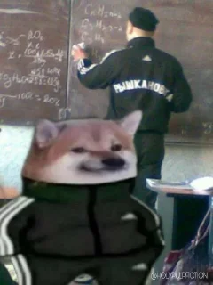 😐-Slav Cheems | @HolyPulpFiction, Telegram Sticker