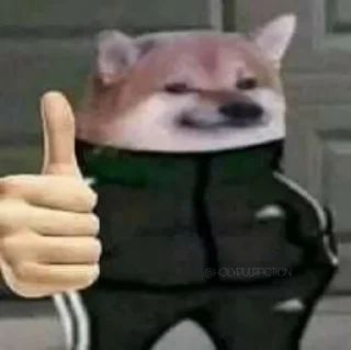 👍-Slav Cheems | @HolyPulpFiction, Telegram Sticker