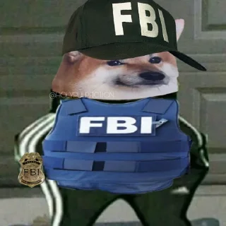 👮‍♂-Slav Cheems | @HolyPulpFiction, Telegram Sticker