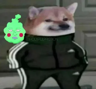 😐-Slav Cheems | @HolyPulpFiction, Telegram Sticker