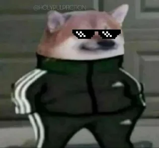 😎-Slav Cheems | @HolyPulpFiction, Telegram Sticker