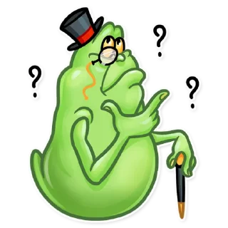 🤔-Slimer, Telegram Sticker