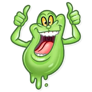👍-Slimer, Telegram Sticker