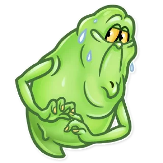 😥-Slimer, Telegram Sticker