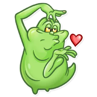 😘-Slimer, Telegram Sticker
