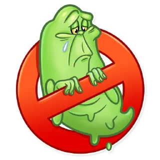 😔-Slimer, Telegram Sticker