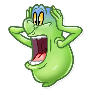 😨-Slimer, Telegram Sticker