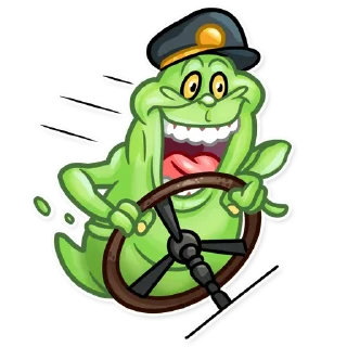 🚗-Slimer, Telegram Sticker