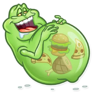🤤-Slimer, Telegram Sticker