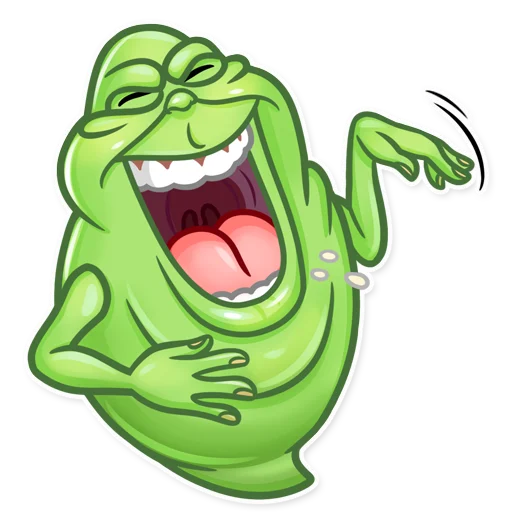 Slimer, telegram sticker