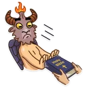 🚫-Sly Baphomet, Telegram Sticker