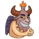 😏-Sly Baphomet, Telegram Sticker