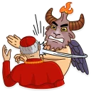💥-Sly Baphomet, Telegram Sticker