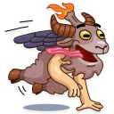 🏃-Sly Baphomet, Telegram Sticker
