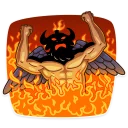😡-Sly Baphomet, Telegram Sticker