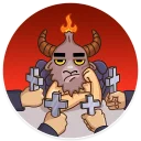 😒-Sly Baphomet, Telegram Sticker