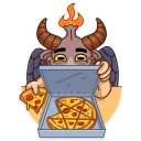 🍕-Sly Baphomet, Telegram Sticker
