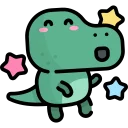 🦕-Little Dinosaur, Telegram Sticker