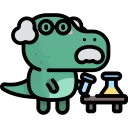 😱-Little Dinosaur, Telegram Sticker
