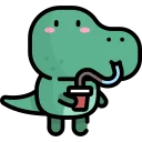 🦕-Little Dinosaur, Telegram Sticker